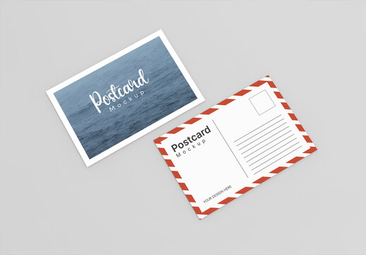 Two Postcard Mockup