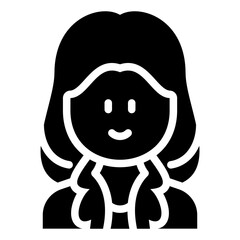 Long bob hair woman with coat jacket