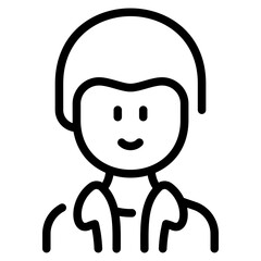 Bald man with blazer