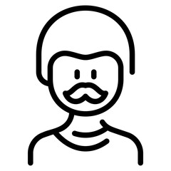 Bald gentleman with sweater 