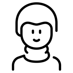 Bald man with turtleneck sweater