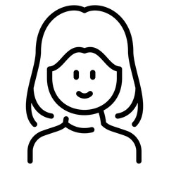 Long bob hair woman with turtleneck sweater