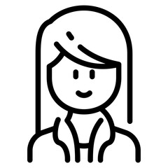 Young woman with jacket