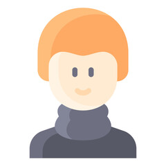 Bald man with turtleneck sweater