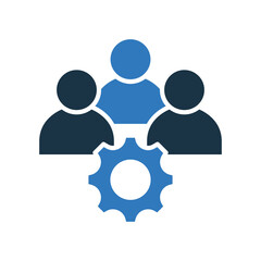 Team mixed color icon