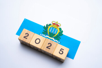 2025, Guatemala, Guatemala flag with date block, Concept, Important events for Guatemala in the new...