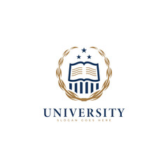 Family Crest or Royal Crest or University School Badge logo design
