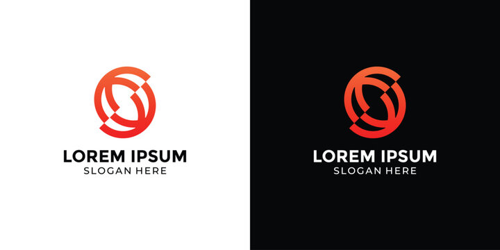 S letter logo design for company and agency