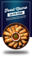 Restaurant Food Promo Animation | Product Slideshow for Social Media Video