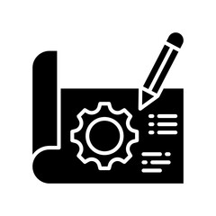 Blueprint glyph icon
