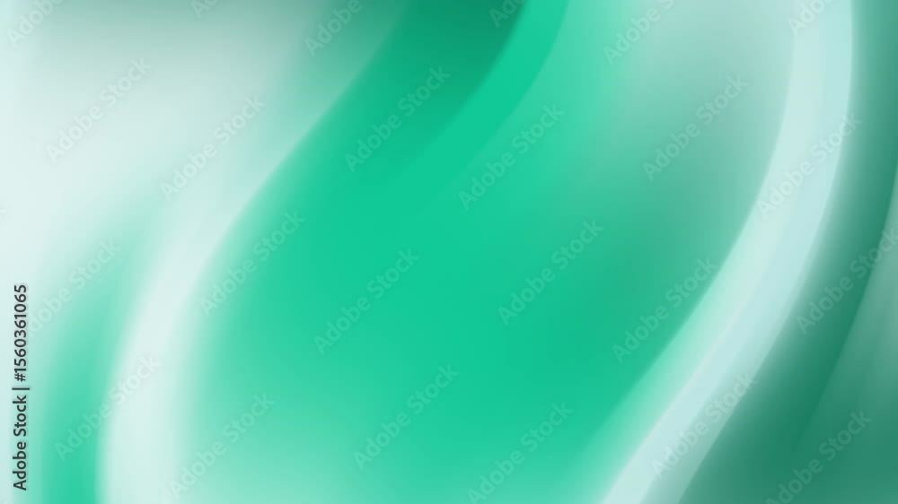 Poster abstract light blue waves over soft gradient background, creating a serene and modern aesthetic. the