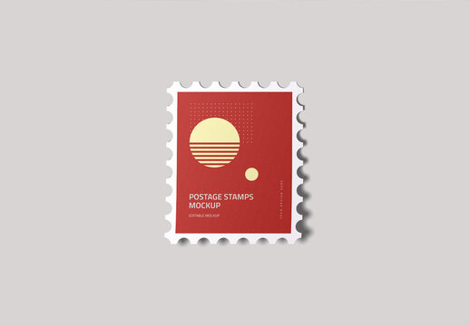 Postage Stamp Mockup