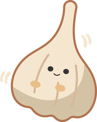 Garlic illustration.