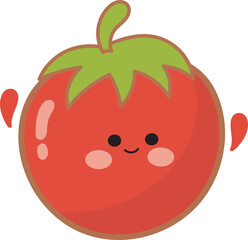Tomato illustration.