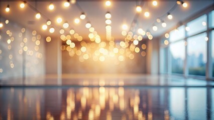 Warm, inviting interior space with soft lighting and blurred background, reflecting the ambiance of a sophisticated event or gathering