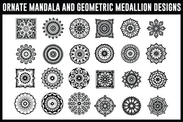 Elegant Floral Panel SVG Bundle 