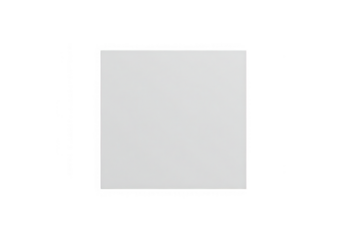 A clean white square isolated on transparent background provides a blank and empty space