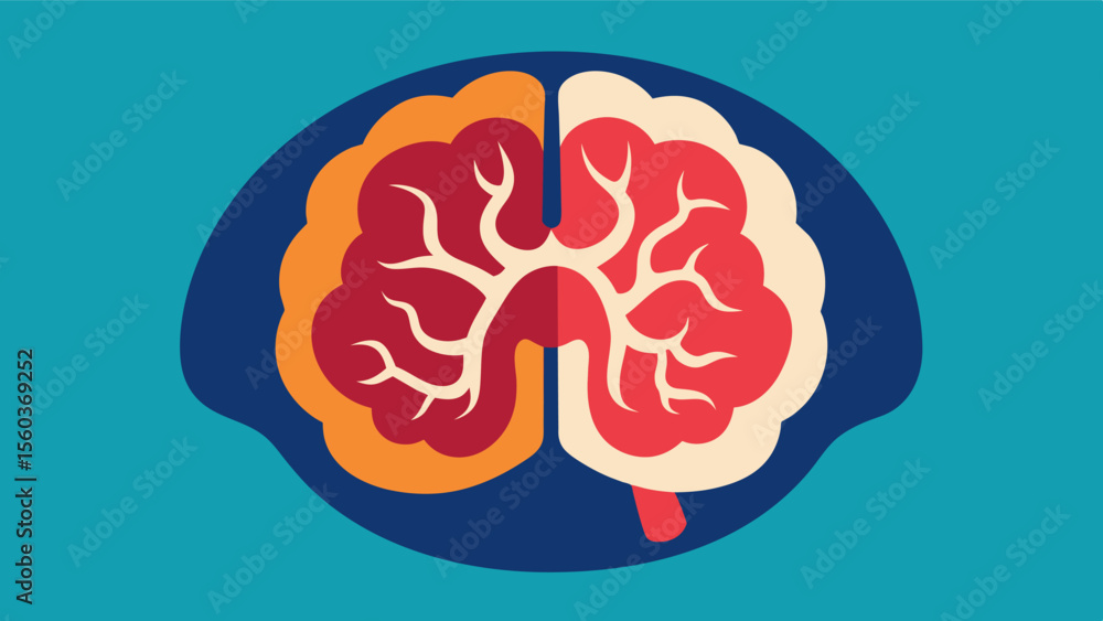 Poster a highresolution ct scan showing signs of brain atrophy and enlarged ventricles a result of untreate