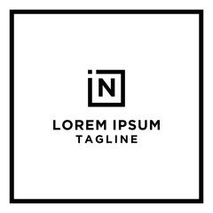 Fototapeta premium in square logo