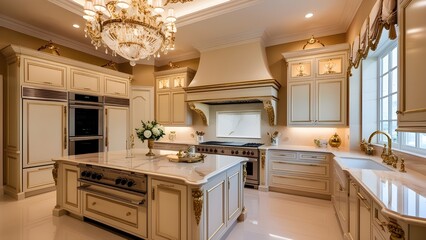 Fototapeta premium modern kitchen interior