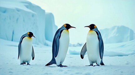 two penguins on the rocks