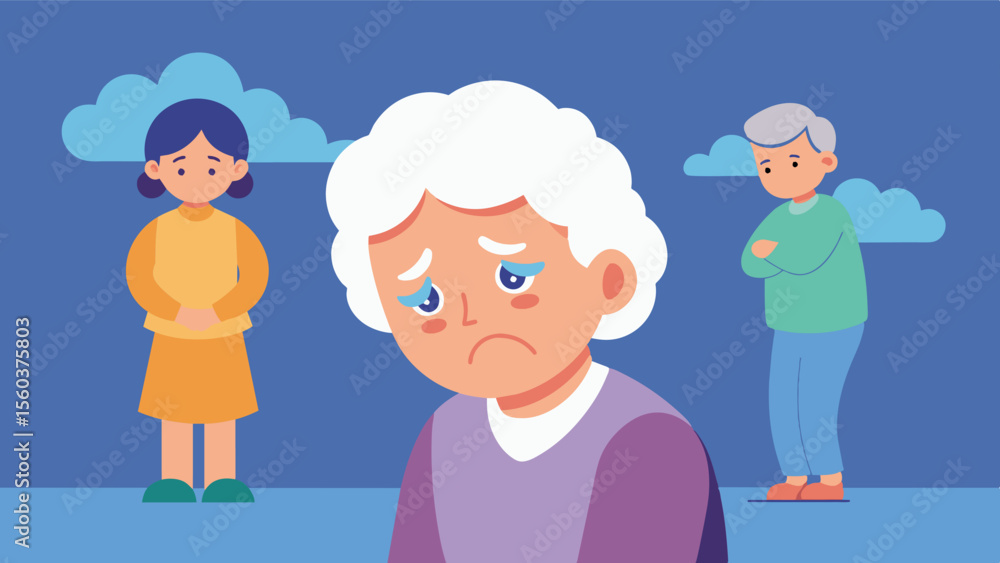 Poster a grandparent no longer being able to participate in activities or traditions they once enjoyed with