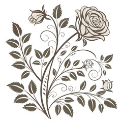 seamless pattern with damask