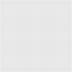Seamless grid pattern with thin black lines on a clean white background isolated on white background