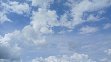 blue sky with clouds