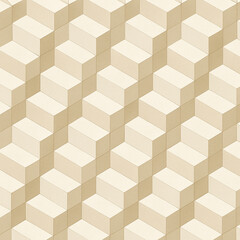 Obraz premium 3D Cubes Isometric Abstract Background