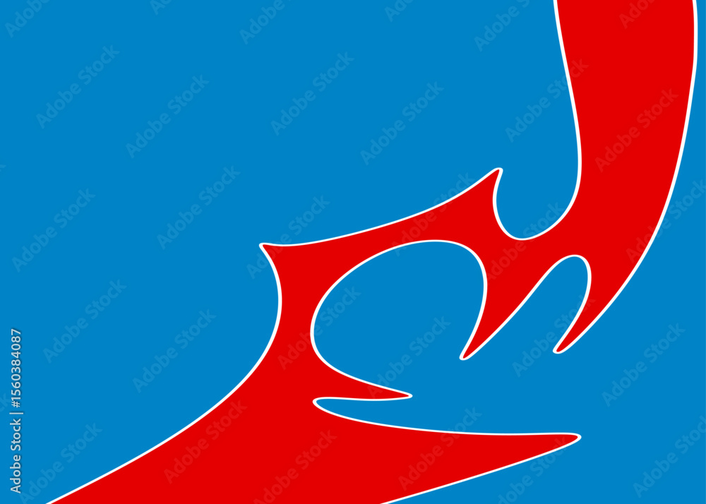 Aufkleber abstract background with seamless wavy tribal pattern and with some copy space area