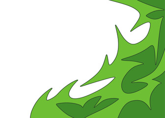 Abstract background with seamless wavy tribal pattern and with some copy space area