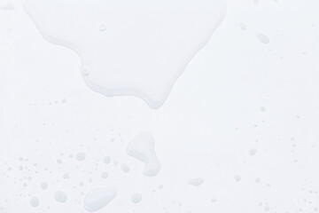 Water drops on white background, water drops pattern background