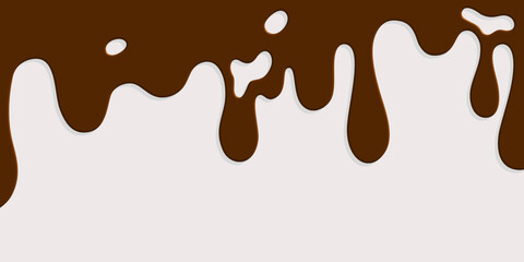 Realistic chocolate melt that makes the atmosphere more special