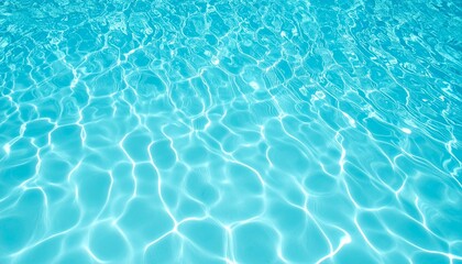 Reflective Aqua Shimmering Pool Water Texture