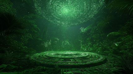 宇宙の波動と意識が交差する｜フラクタル×曼荼羅の4Kサイケ原画