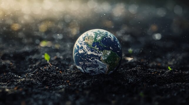 Planet earth soil