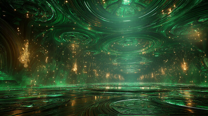 宇宙の波動と意識が交差する｜フラクタル×曼荼羅の4Kサイケ原画