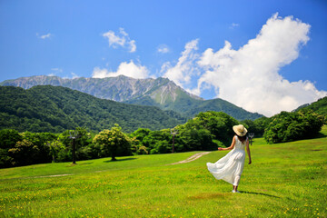 夏の伯耆富士
