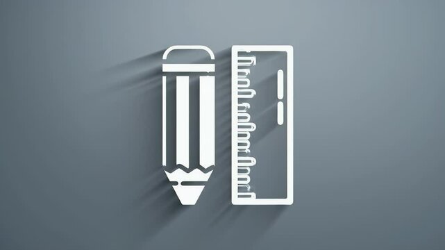 Pencil and Ruler Icon: Design, Education, and Precision