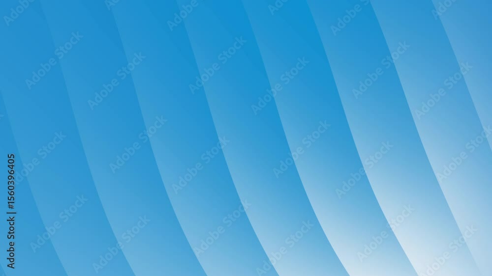 Poster light blue gradient features elegantly flowing waves on a smooth backdrop creating a serene ambiance
