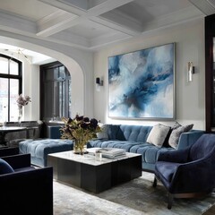 "Teamwork brings a stylish solution to a challenging home interior layout. 