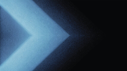 Abstract blue light design with glowing rays and starlight texture on a dark background