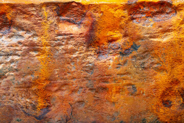 Flaky Rust Texture. Aged Iron Surface in Detail.
