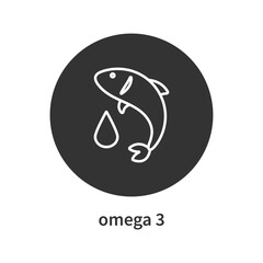 Omega 3. Polyunsaturated fatty acids. Natural organic food with high omega-3 content. Fundamentals of healthy nutrition.