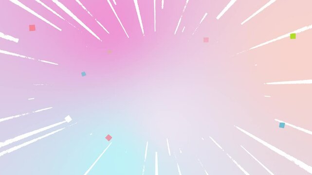 Gradient burst background animation: pastel color