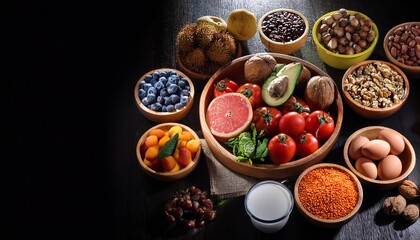 healthy food selection