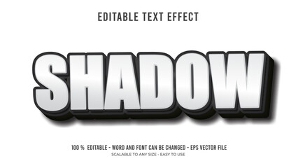 shadow editable text effect