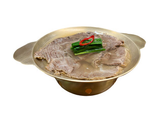 Eobok-jaengban: Traditional Korean Sliced Beef Hotpot with Vegetables