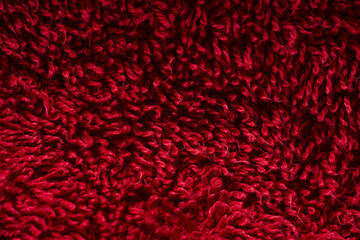 red cotton fabric texture